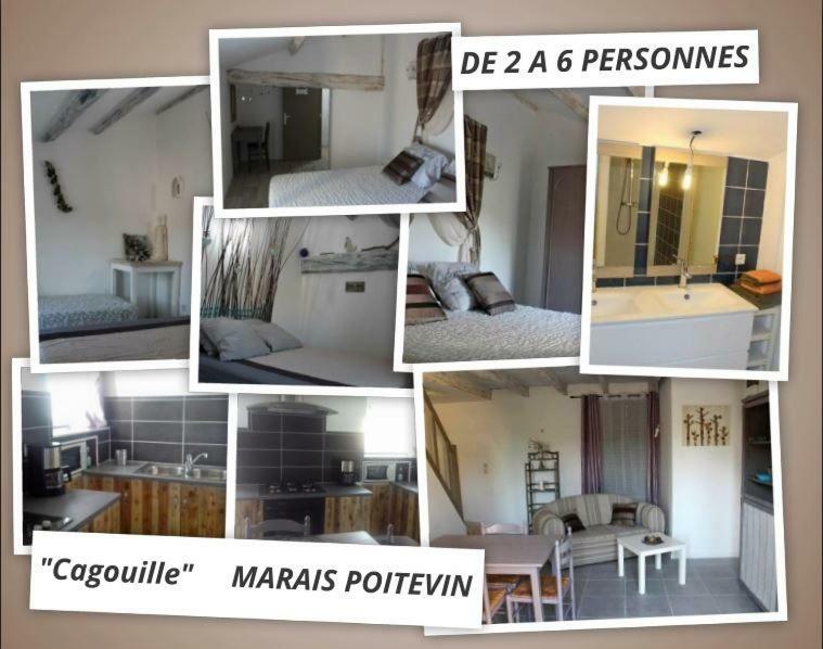 Вилла Contre Vents Et Marais Vix  Экстерьер фото